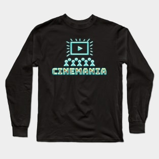 Cinemania Galaxy Logo T-Shirt Long Sleeve T-Shirt